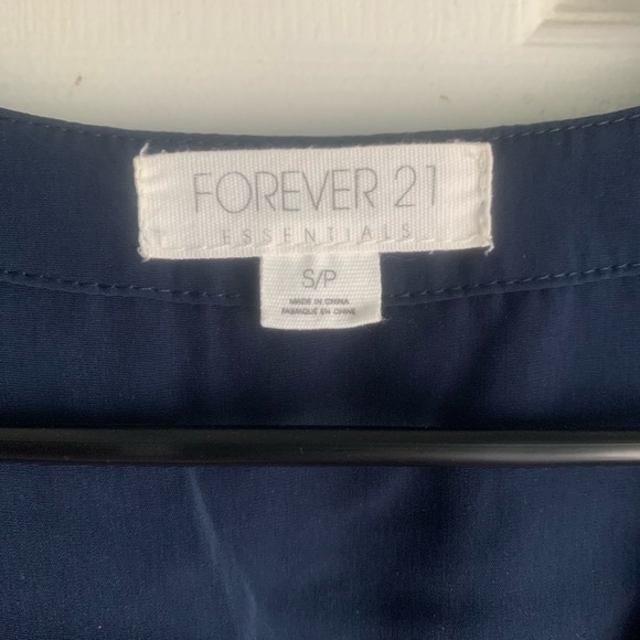 Forever 21 Navy Sateen Mini Dress - Picture 4 of 6